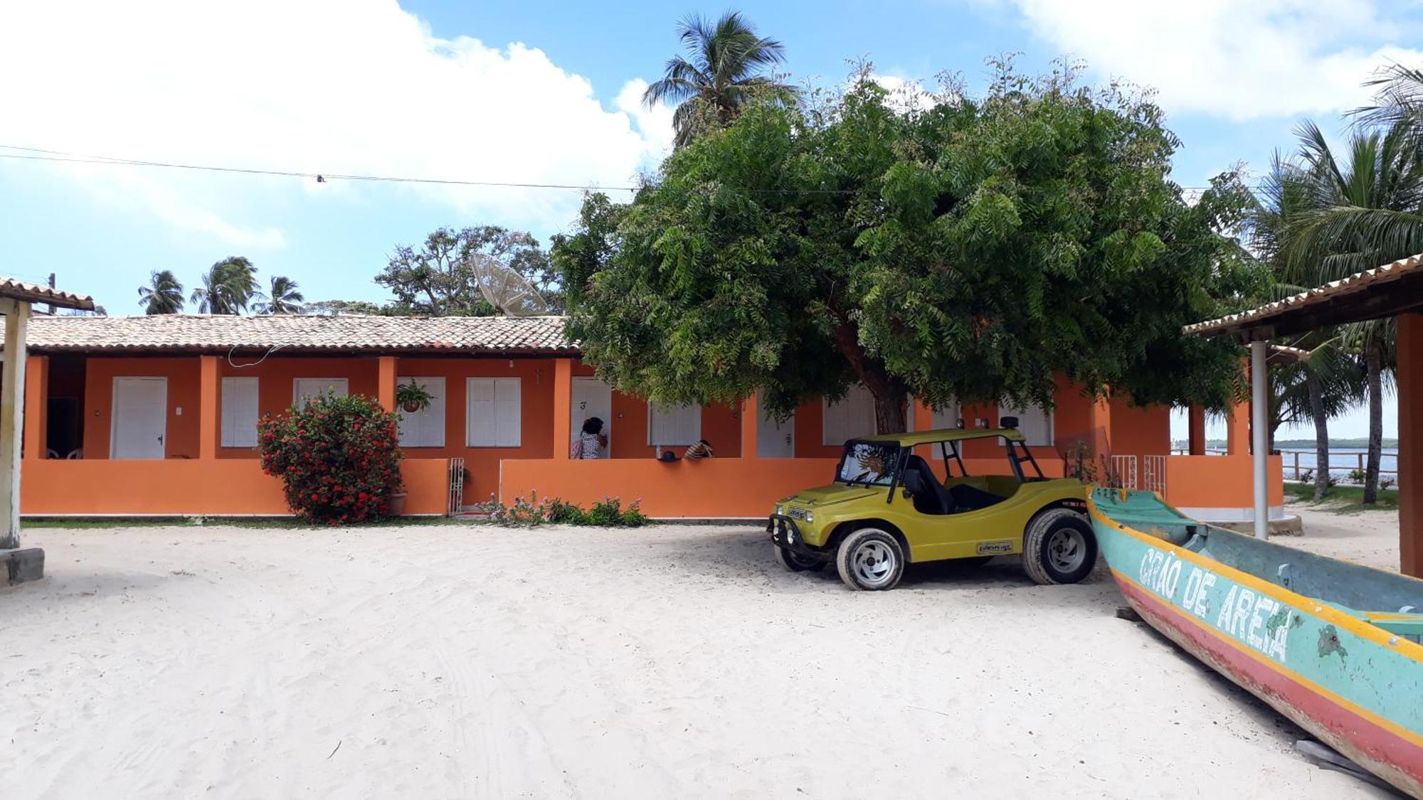 Pousada Grao De Areia Beira Mar Mangue Sêco Екстериор снимка