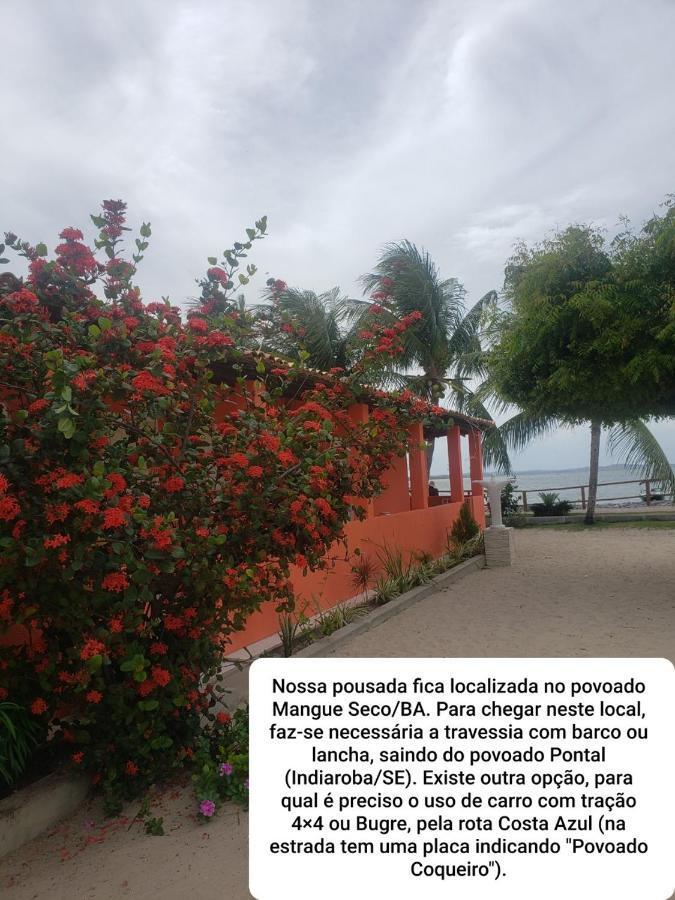 Pousada Grao De Areia Beira Mar Mangue Sêco Екстериор снимка